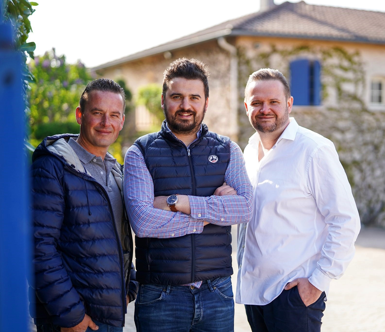 Jean-Baptiste, Camille et Mathieu Paquet